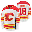 Men's Calgary Flames Tyler Pitlick #18 2021 Jersey White Away Player Jersey