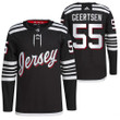 Mason Geertsen New Jersey Devils 2021-22 Alternate Pro Black Jersey #55 Jersey