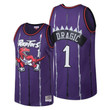 Goran Dragic Toronto Raptors Hardwood Classics Purple Jersey - Men Jersey