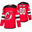 New Jersey Devils Custom #00 Red Home Jersey Jersey