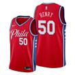 Aaron Henry #50 Philadelphia 76ers 2021-22 Statement Edition Red Jersey - Men Jersey
