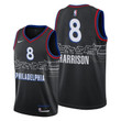 Shaquille Harrison #8 Philadelphia 76ers 2021-22 City Edition Black Jersey - Men Jersey