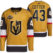 Men Vegas Golden Knights #43 Paul Cotter Primegreen Gold Jersey 2022 All-Star Jersey