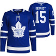 Toronto Maple Leafs #15 Alexander Kerfoot Home Blue Jersey 2021-22 Primegreen Jersey