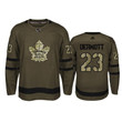 Toronto Maple Leafs Travis Dermott #23 Military Camo Jersey Jersey
