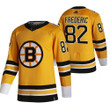 Trent Frederic #82 Boston Bruins 2021 Reverse Retro Jersey Gold Jersey