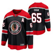 Chicago Blackhawks #65 Andrew Shaw 2021 Reverse Retro Black Special Edition Jersey Jersey