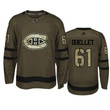 Montreal Canadiens Xavier Ouellet #61 Military Camo Jersey Jersey