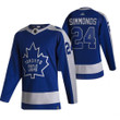Wayne Simmonds #24 Toronto Maple Leafs 2021 Reverse Retro Special Edition Jersey Blue Jersey