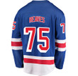 New York Rangers Ryan Reaves #75 Home 2022 Stanley Cup Final Breakaway Men Jersey - Blue