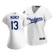Dodgers Max Muncy #13 2020 World Series Champions White Home Women's Jersey