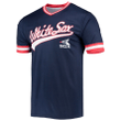 Men's Stitches Navy/Red Chicago White Sox Cooperstown Collection V-Neck Team Color Jersey Jersey