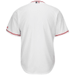 Men's Majestic White Los Angeles Angels Official Cool Base Jersey Jersey