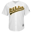 Men's Majestic White Oakland Athletics Official Cool Base Jersey Jersey