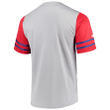 Philadelphia Phillies Stitches Button-Up Jersey - Gray/Red Jersey