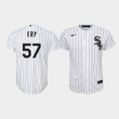 Youth Chicago White Sox Jace Fry #57 White Home Jersey Jersey