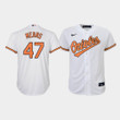 Youth Baltimore Orioles John Means #47 White Home Jersey Jersey