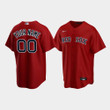 Youth Boston Red Sox #00 Custom Alternate Red Jersey Jersey