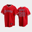 Red Los Angeles Angels Alternate #28 Andrew Heaney Jersey Jersey
