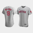 Men's Boston Red Sox #9 Ted Williams Gray Road Jersey Jersey