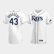 Men's Tampa Bay Rays #43 Mike Brosseau White Home Jersey Jersey