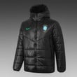Brazil 2020/21 Black Coat Puffer Jacket
