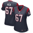Charlie Heck Houston Texans Women's Game Jersey - Navy Jersey