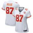Travis Kelce Kansas City Chiefs Women's Player Game Jersey - White Jersey