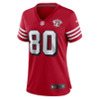 Jerry Rice San Francisco 49ers Women's 75th Anniversary Alternate Retired Player Game Jersey - Scarlet Jersey