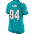 Christian Wilkins Miami Dolphins Women's Game Jersey - Aqua Jersey