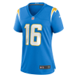 Tristan Vizcaino Los Angeles Chargers Women's Game Jersey - Powder Blue Jersey