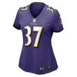 Iman Marshall Baltimore Ravens Women's Game Jersey - Purple Jersey