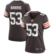 Nick Harris Cleveland Browns Women's Game Jersey - Brown Jersey