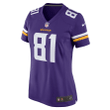 Bisi Johnson Minnesota Vikings Women's Game Jersey - Purple Jersey