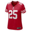 Elijah Mitchell San Francisco 49ers Women's Player Game Jersey - Scarlet Jersey