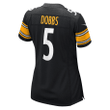 Joshua Dobbs Pittsburgh Steelers Women's Team Game Jersey - Black Jersey