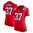 Damien Harris New England Patriots Women's Game Jersey - Red Jersey