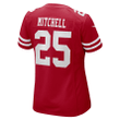 Elijah Mitchell San Francisco 49ers Women's Player Game Jersey - Scarlet Jersey