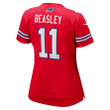 Cole Beasley Buffalo Bills Women's Game Jersey - Red Jersey