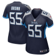 Jayon Brown Tennessee Titans Women's Game Jersey - Navy Jersey