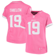 Adam Thielen Minnesota Vikings Girls Youth Fashion Bubble Gum Jersey - Pink Jersey