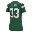 Zane Lewis New York Jets Women's Game Jersey - Gotham Green Jersey