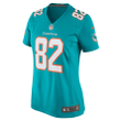 Cethan Carter Miami Dolphins Women's Game Jersey - Aqua Jersey