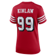 Javon Kinlaw San Francisco 49ers Women's 75th Anniversary Alternate Player Game Jersey - Scarlet Jersey