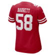 Alex Barrett San Francisco 49ers Women's Game Jersey - Scarlet Jersey