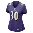 Chris Westry Baltimore Ravens Women's Game Jersey - Purple Jersey