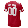 San Francisco 49ers Women's 75th Anniversary Game Jersey - Scarlet Jersey
