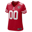 San Francisco 49ers Women's 75th Anniversary Game Jersey - Scarlet Jersey