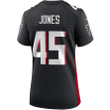 Deion Jones Atlanta Falcons Women's Game Jersey - Black Jersey