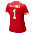 Jerick McKinnon Kansas City Chiefs Women's Game Player Jersey - Red Jersey
